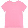 T-shirt con stampa Choupette KARL LAGERFELD KIDS Per BAMBINA