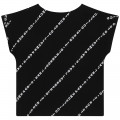 T-shirt stampa diagonale KARL LAGERFELD KIDS Per BAMBINA