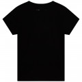 T-shirt avec logo imprimé KARL LAGERFELD KIDS pour FILLE