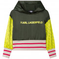 Hooded sweatshirt KARL LAGERFELD KIDS for GIRL