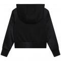 Reversible zip-up sweatshirt KARL LAGERFELD KIDS for GIRL