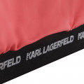 T-shirt sport avec bandes KARL LAGERFELD KIDS pour FILLE