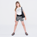 T-shirt cotone e modal KARL LAGERFELD KIDS Per BAMBINA