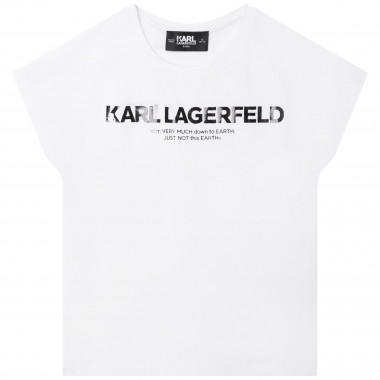 T-shirt à manches courtes KARL LAGERFELD KIDS pour FILLE