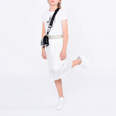 T-Shirt mit Strass-Motiven KARL LAGERFELD KIDS Für MÄDCHEN