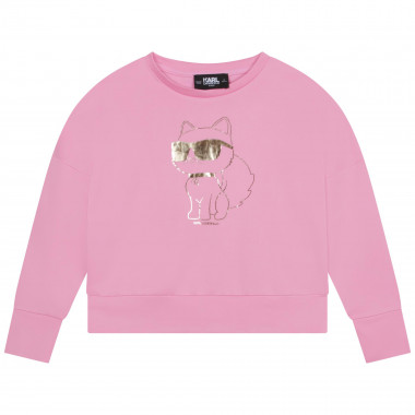 Sweater met print KARL LAGERFELD KIDS Voor