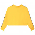 Sweatshirt with trim KARL LAGERFELD KIDS for GIRL