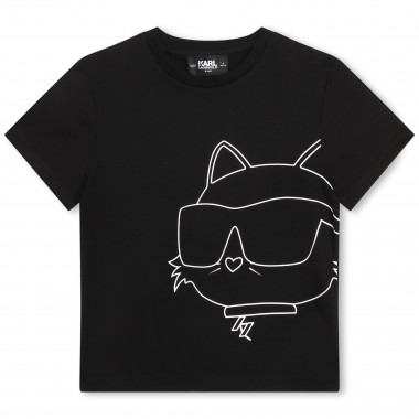 T-SHIRT MANGAS CURTAS KARL LAGERFELD KIDS para RAPARIGA