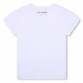 Flocked short-sleeved T-shirt KARL LAGERFELD KIDS for GIRL