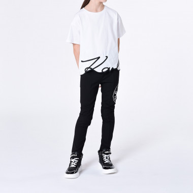 T-SHIRT MANGAS CURTAS KARL LAGERFELD KIDS para RAPARIGA
