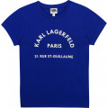 T-shirt a maniche corte KARL LAGERFELD KIDS Per BAMBINA