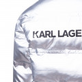 Piumino metallizzato cappuccio KARL LAGERFELD KIDS Per BAMBINA