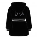 Zip-up hooded coat KARL LAGERFELD KIDS for GIRL
