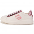 Lace-up low-top trainers KARL LAGERFELD KIDS for GIRL