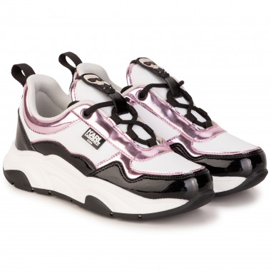 Two-tone low-top trainers KARL LAGERFELD KIDS for GIRL