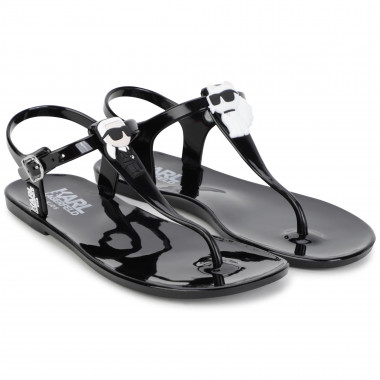 Buckled slingback sandals KARL LAGERFELD KIDS for GIRL