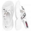 Hook-and-loop sport sandals KARL LAGERFELD KIDS for GIRL