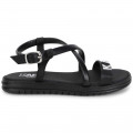 Sandals with metal buckle KARL LAGERFELD KIDS for GIRL
