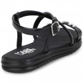 Sandals with metal buckle KARL LAGERFELD KIDS for GIRL