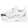 Baskets lacées avec bloqueurs KARL LAGERFELD KIDS pour FILLE