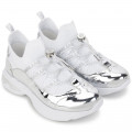 Trainers with locked laces KARL LAGERFELD KIDS for GIRL