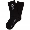 Tricot socks with motifs KARL LAGERFELD KIDS for UNISEX