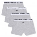 Set of 2 cotton boxer shorts KARL LAGERFELD KIDS for BOY