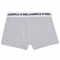 Set of 2 cotton boxer shorts KARL LAGERFELD KIDS for BOY