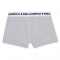 Set of 2 cotton boxer shorts KARL LAGERFELD KIDS for BOY