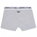 Set of 2 cotton boxer shorts KARL LAGERFELD KIDS for BOY