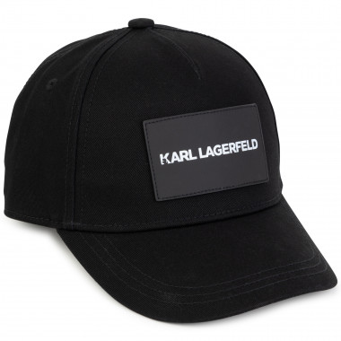Cotton serge baseball cap KARL LAGERFELD KIDS for BOY