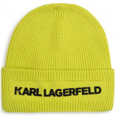 Rib-knit hat KARL LAGERFELD KIDS for BOY