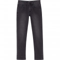 Jeans with logo KARL LAGERFELD KIDS for BOY