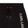 Organic cotton Bermuda shorts KARL LAGERFELD KIDS for BOY