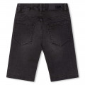 Denim bermuda met logo KARL LAGERFELD KIDS Voor