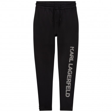 Pantalon de jogging avec logo KARL LAGERFELD KIDS pour GARCON