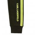 Jogging trousers with stripes KARL LAGERFELD KIDS for BOY