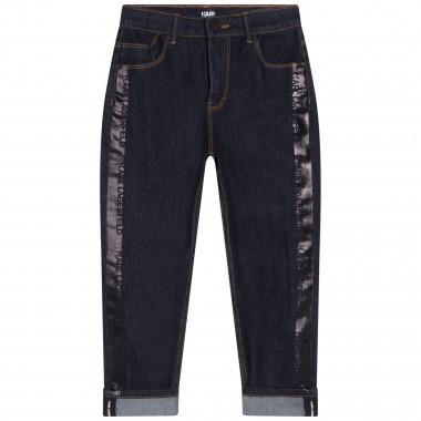 Stretch-Jeans mit Beinumschlag KARL LAGERFELD KIDS Für JUNGE