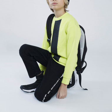 Jeans with print on leg KARL LAGERFELD KIDS for BOY