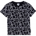 T-SHIRT KORTE MOUWEN KARL LAGERFELD KIDS Voor