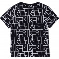 T-SHIRT KORTE MOUWEN KARL LAGERFELD KIDS Voor