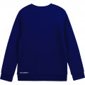 Sweat en coton majoritaire KARL LAGERFELD KIDS pour GARCON