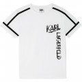 T-Shirt aus biologischer Baumwolle KARL LAGERFELD KIDS Für JUNGE