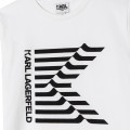 Camiseta de algodón KARL LARGERFELD KIDS para NIÑO
