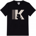T-Shirt aus Biobaumwolle KARL LAGERFELD KIDS Für JUNGE