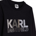 T-Shirt aus Biobaumwolle KARL LAGERFELD KIDS Für JUNGE