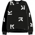 Sweatshirt mit K-Print KARL LAGERFELD KIDS Für JUNGE