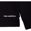 Sweatshirt mit Reißverschlusstasche KARL LAGERFELD KIDS Für JUNGE