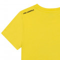 T-shirt avec imprimé KARL LAGERFELD KIDS pour GARCON