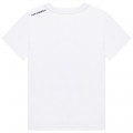 T-shirt cotone bio con stampa KARL LAGERFELD KIDS Per RAGAZZO